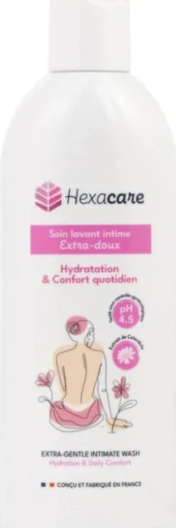 Soin lavant intime extra-doux Hexacare - flacon de 200ml