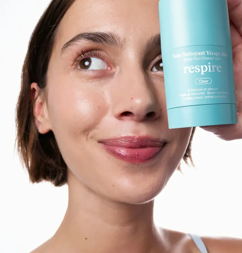 Soin nettoyant visage stick Respire - stick de 50g