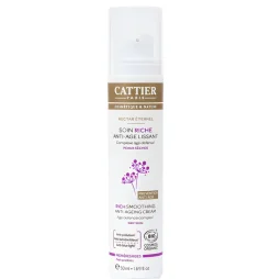 Soin riche anti-âge lissant nectar éternel Cattier - flacon pompe de 50 ml