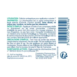 Solution antiseptique chlorhexidine 0,5% Cooper - 12 unidoses de 5 ml