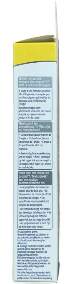 Solution mycoses des ongles Scholl - flacon de 3,8 ml + 5 limes jetables