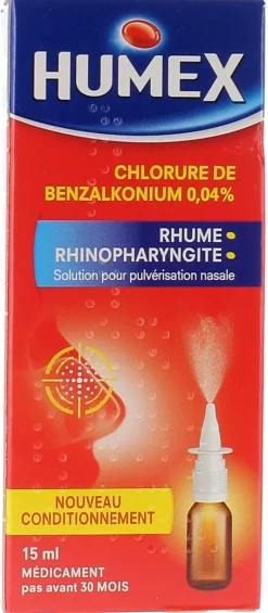 Solution nasale Humex – flacon-pulvérisateur 15 ml