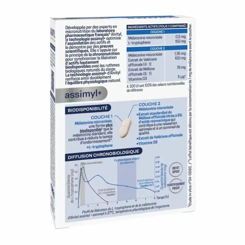 Sommeil assimyl+ Alvityl - boite de 30 comprimés