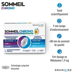 Sommeil Chrono Granions – 30 comprimés