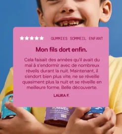 Sommeil enfants sans sucres Mium Lab - pot de 30 gummies