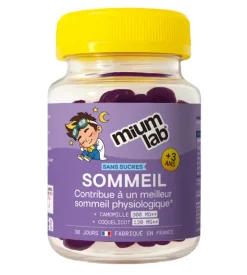 Sommeil enfants sans sucres Mium Lab - pot de 30 gummies