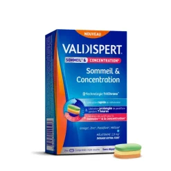 Sommeil et concentration mélatonine 1,9mg Valdispert - boite de 24 comprimés