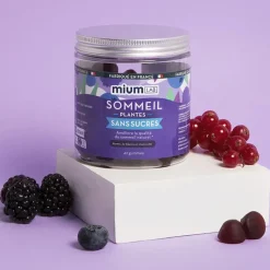 Sommeil gummies sans sucres Mium Lab - pot de 42 gummies