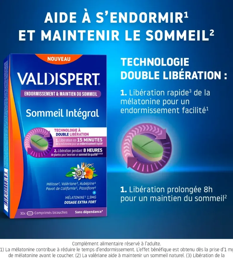 Sommeil intégral Valdispert - boîte de 30 comprimés