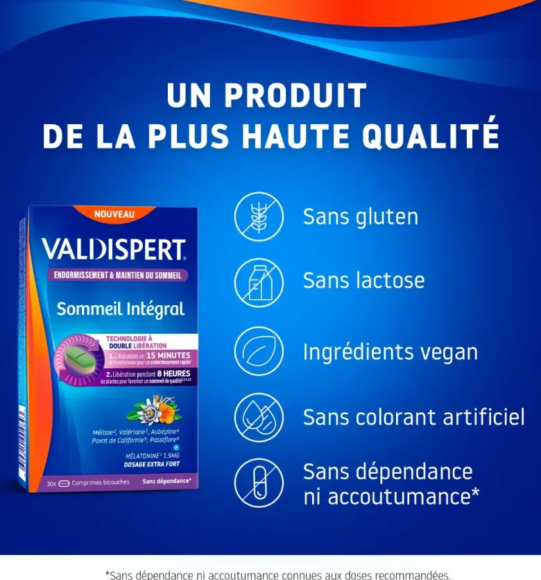 Sommeil intégral Valdispert - boîte de 30 comprimés