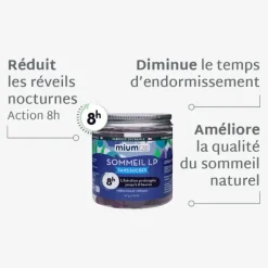 Sommeil LP gummies sans sucres Mium Lab - pot de 42 gummies