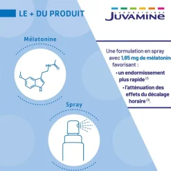 Sommeil Mélatonine spray buccal Juvamine - spray de 15 ml