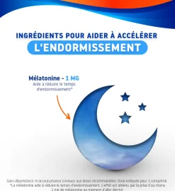 Sommeil rapide 1 mg Valdispert - boîte de 50 comprimés orodispersibles