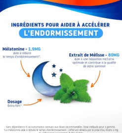 Sommeil rapide Valdispert - pot de 60 gommes