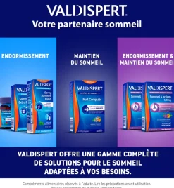 Sommeil rapide Valdispert - pot de 60 gommes
