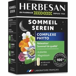 Sommeil serein Herbesan - boite de 45 gélules