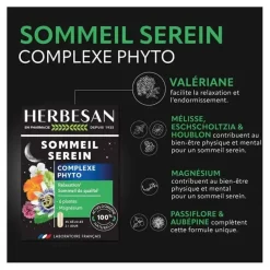 Sommeil serein Herbesan - boite de 45 gélules
