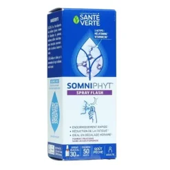 Somniphyt spray flash goût pêche Santé Verte - spray de 30ml