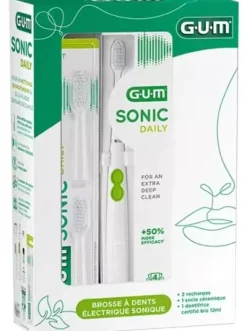 Sonic daily brosse à dents électrique sonique Gum - 4 produits