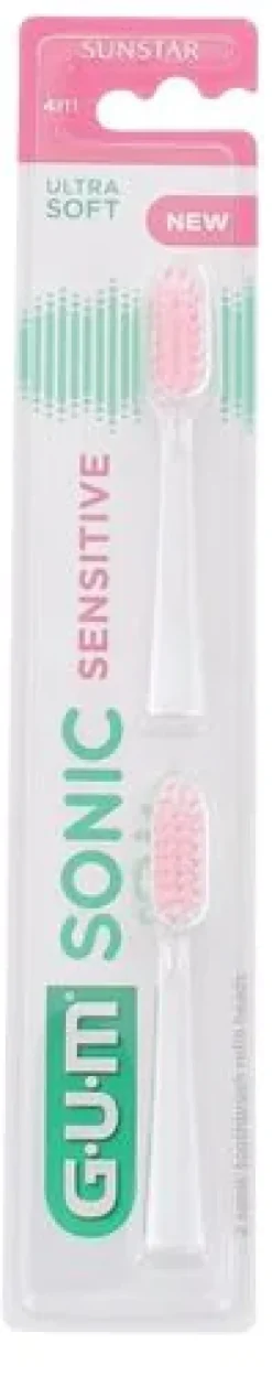 Sonic Sensitive Recharge brosse à dents ultra souple Gum - 2 brossettes