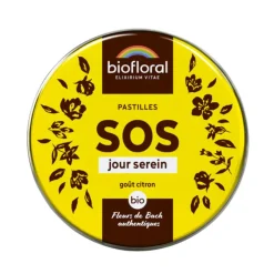 SOS jour serein goût citron Biofloral - boite de 165 pastilles