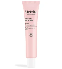 Source de roses fluide hydra-repulpant Melvita - tube de 40ml