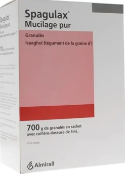 Spagulax mucillage pur – granulés, boîte 700 g