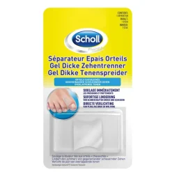 Séparateur épais orteils Scholl - boite d'un séparateur