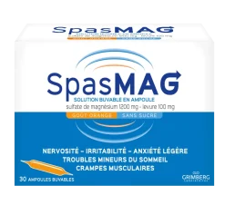 Spasmag carences en magnésium – 30 ampoules