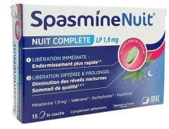 Spasmine Nuit complète Jolly-Jatel - boite de 15 comprimés