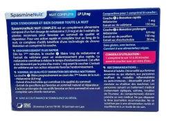 Spasmine Nuit complète Jolly-Jatel - boite de 15 comprimés