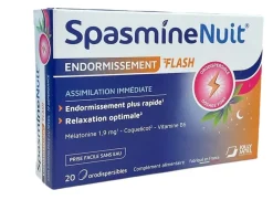Spasmine Nuit Endormissement Flash Jolly-Jatel – 20 comprimés