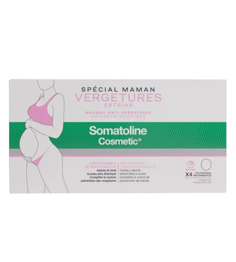 Spécial maman vergetures masque Somatoline Cosmetic - 4 masques
