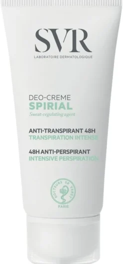 Spirial crème déodorant anti-transpirant intense 48h SVR