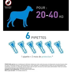 Spot On chien 20-40 kg Frontline