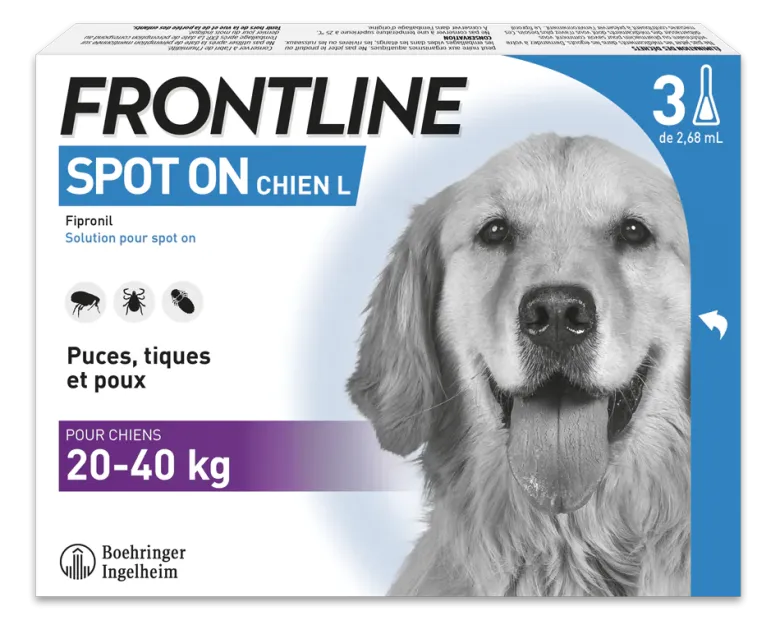 Spot On chien 20-40 kg Frontline