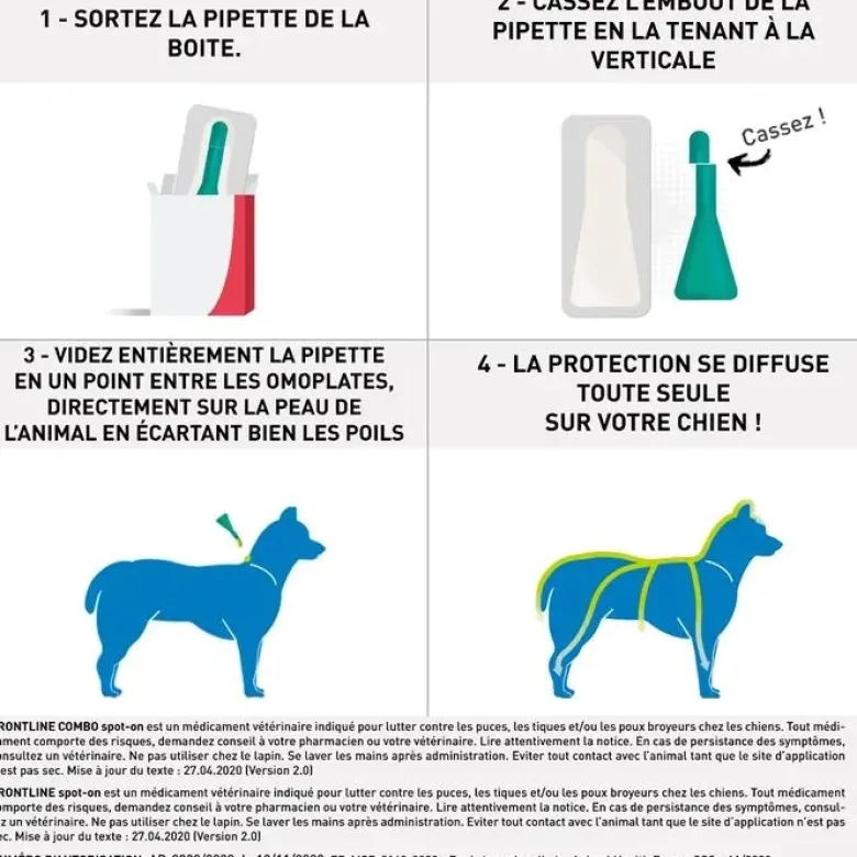 Spot On chiens 2-10 kg Frontline