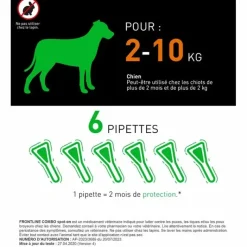 Spot-on Combo chien 2-10 kg Frontline