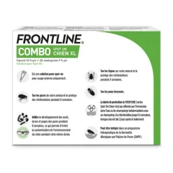 Spot-on Combo chien plus de 40 kg Frontline - 6 pipettes de 4,02ml