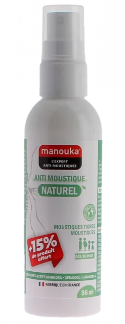Spray anti moustique naturel Manouka - spray de 86ml