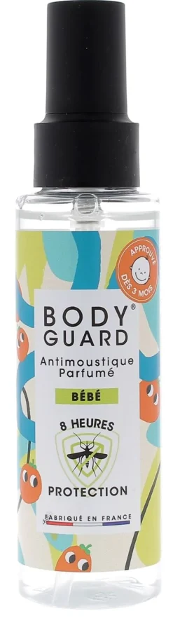 Spray anti-moustiques parfumé spécial bébé Bodyguard - spray de 100ml