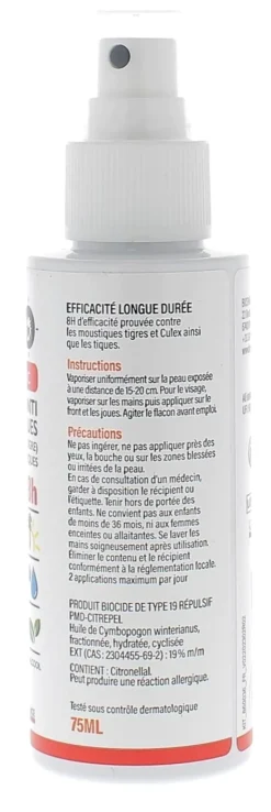 Spray anti-moustiques Tropic Para'kito - spray de 75ml