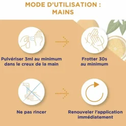 Spray anti-viral désinfectant mains & surfaces fleur d'oranger Baccide - spray de 100ml