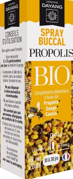 Spray buccal propolis Bio Dayang - spray de 20 ml