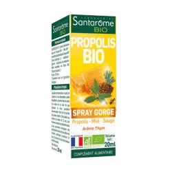 Spray buccal Propolis Bio Santarome Bio - spray de 20 ml