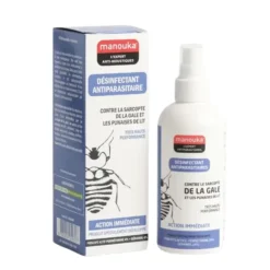 Spray désinfectant antiparasitaire Manouka - spray de 200ml