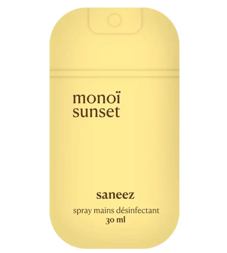 Spray désinfectant monoï Sunset Saneez – 30 ml