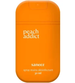 Spray désinfectant peach addict Saneez - spray de 30ml