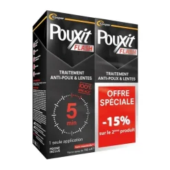 Spray Flash Traitement anti-poux et lentes Pouxit