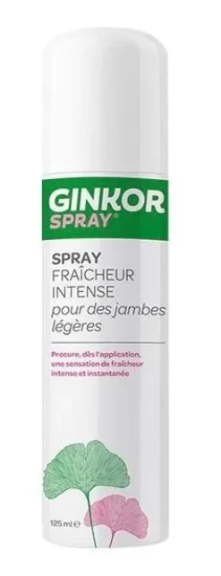Spray fraîcheur intense jambes légères Ginkor - spray de 125ml